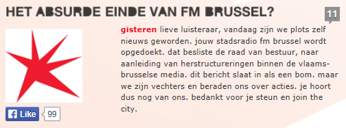 FM Brussel - absurde einde