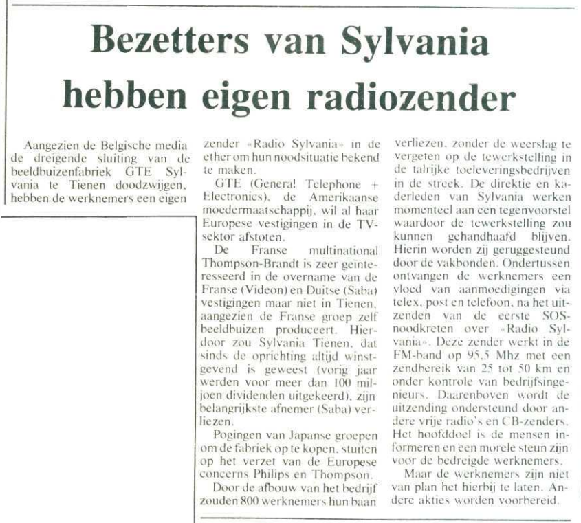 SOS Radio Sylvania
