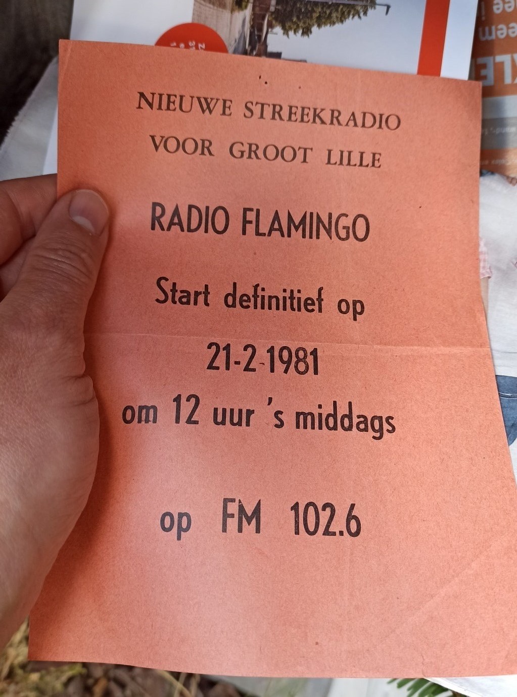 Radio Flamingo pamflet