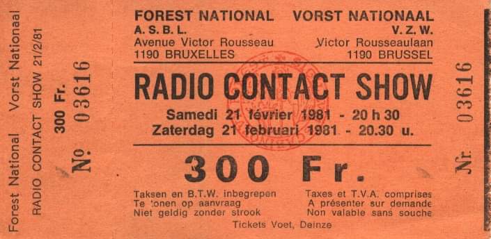 Radio Contact ticket