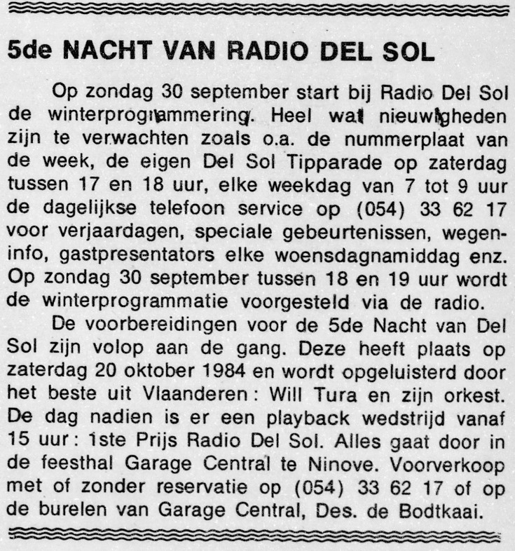 Radio Del Sol - vijfde nacht