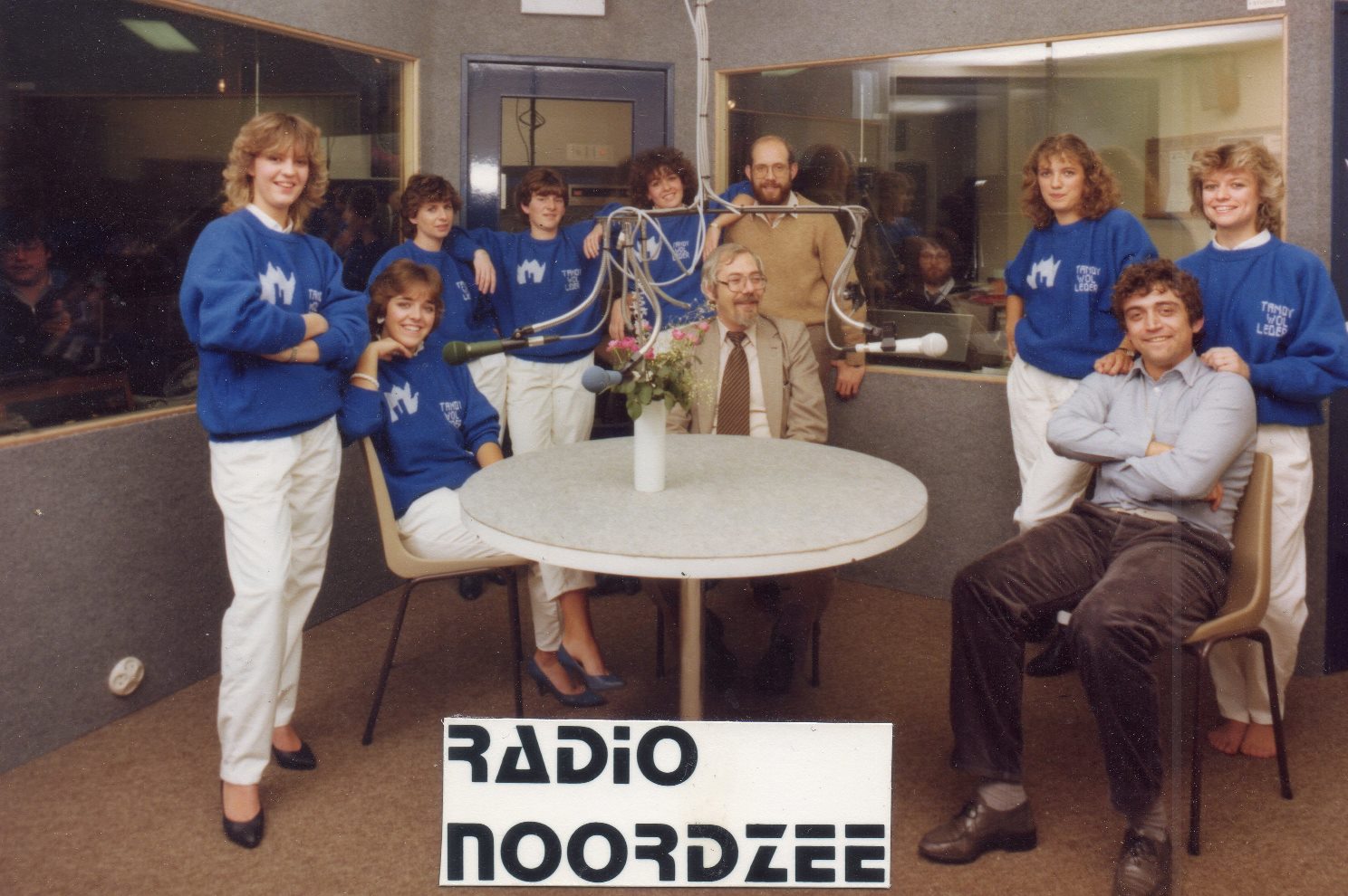 Het Radio Noordzee team 1982